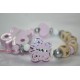 Baby Pink Butterfly Personalised Wooden Dummy Clip/Chain