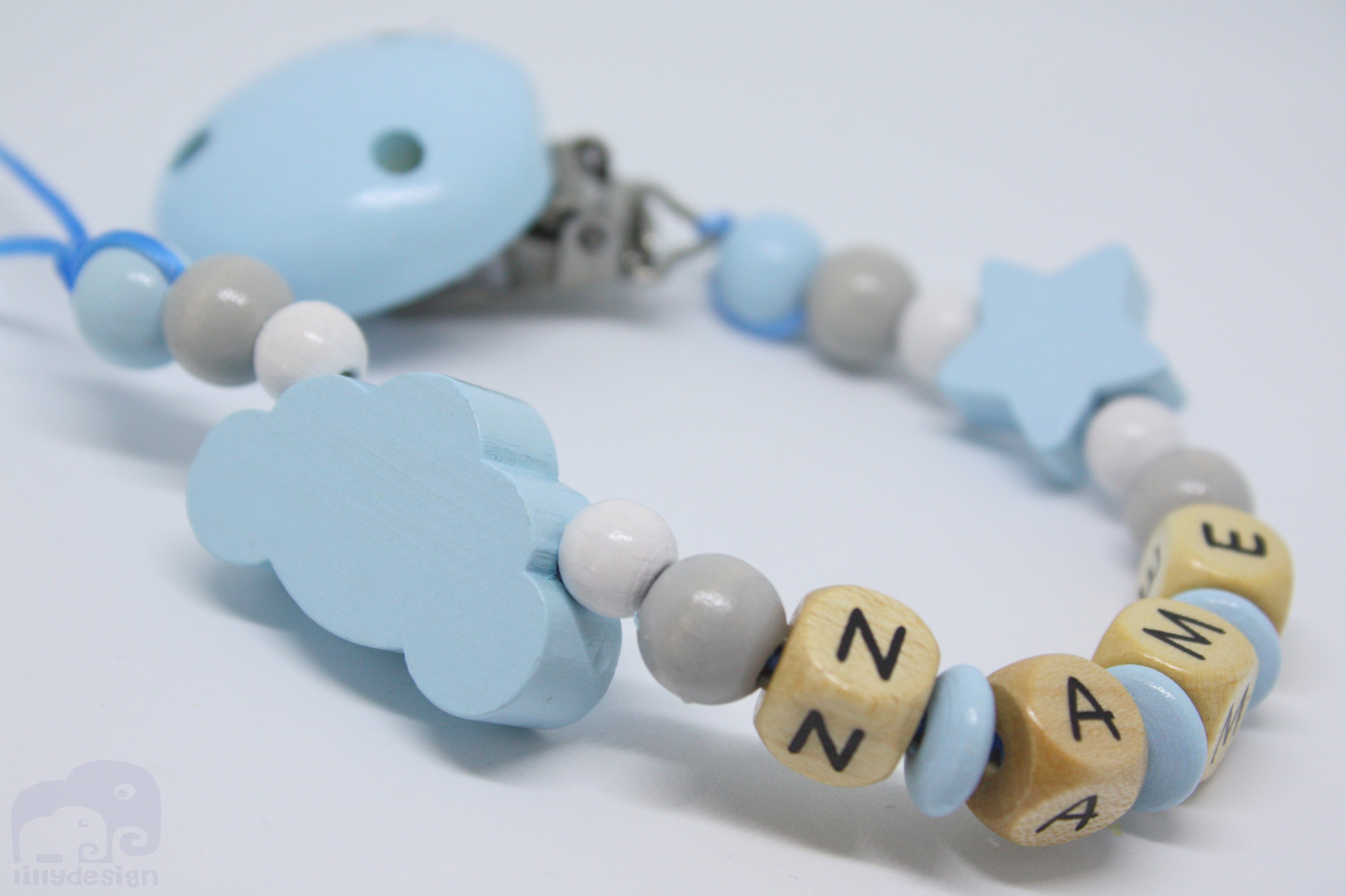 Personalised Wooden dummy Clip 