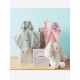 Personalised Bunny Soft & Blanket Gift Set with Box