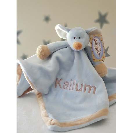 PERSONALISED Teddykompaniet - Diinglisar MOUSE - Baby Comfort Blanket