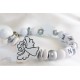 ANGEL Personalised Wooden Dummy Clip / Chain / Shower Gift