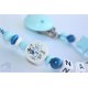 IT'S A BOY Personalised Wooden Dummy Clip / Chain / Shower Gift