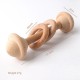 Wooden Rattle With Ring Baby Shower Gift Montessori Toys Stroller For Dolls Toys Safe Set Nursing Wooden Teether