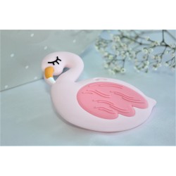 Silicone Baby Pink Flamingo Teether