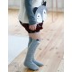 Raccoon Knee Socks - Mini Dressing GREY -S / 1-2 years