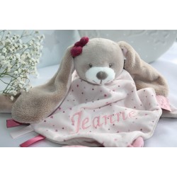 NATTOU doudou , Personalised comforter, baby snuggle, Bunny Baby Blankets