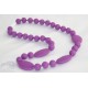 Purple Silicone Breastfeeding Nursing Necklace Chew Teething